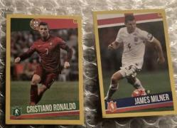Antika - Cristiano RONALDO James MILNER 2 Kart SUPERSTARS Panini Zamanında Migros Macrocenter da satılmıştı - kitantik - kitaLog
