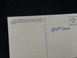 1930-1940  Amerika UNION STATION Railroad PORTLAND Oregon Postcard VINTAGE Linen Kartpostal