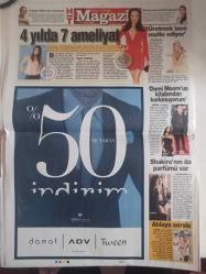 Habertürk Günlük Magazin Gazetesi - 25 Haziran 2010 - Arda Turan - Sinem Kobal - Nataşa Bade - Bettina Machler - Cem Uzan - Ebru Polat - Ricardo Quaresma - Kiran Desai - Ustalardan Muhteşem Konser - Çocuklara Basketbolu Öğretecek - Rahşan Gülşan - Saadet Işıl Aksoy - Sesim Henüz Çok İyi Değil Geliştiriyorum - Gamze Topuz - Mehmet Ali Erbil - Ahu Türkpençe - Bülent İnal - Metin Zakoğlu - Duygu Çelik - Bin Bir Sürat Demet - Müjde Ar'la Sohbet - Emel Yalçın - Tolunay Kafkas - İşkence Okulu Filmi - Romantik Aşk Tadında Komedi Filmi - Güneşten Yıpranan Ciltlere Kahve - Aile Boyu 'Gizli Reklam' - 4 Yılda 7 Ameliyat - Megan Fox - Jessica Simpson - Bruce Willis - Demi Moore fotoğraf ve haberi - Tam Takım Gazete