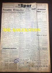GÜNLÜK SPOR GAZETESİ - 30 ARALIK 1957 - FENERBAHÇE, BEŞİKTAŞ OFSAYTTAN BİRER GOLLE 1-1 BERABERE KALDILAR - ATİLLA KARSAN - YILIN 5 SPORCUSU, LEFTER, METİN OKTAY, TURGAY ŞEREN - TARHAN KUPASINI FENERBAHÇE KAZANDI - VOLEYBOL LİG MAÇLARI - 1957 GOL KRALLIĞI, METİN OKTAY -YAPI VE KREDİ BANKASI, 20 APARTMAN DAİRESİ TALİHLİLERİ - 3,5 YÜREKLİ ŞERİF CONES - HENRİCOS SİLVANIN GOLLERİ - YEDİ SAAT SÜREN DÜNYANIN EN UZUN BOKS MAÇI - KRİSTAL DROPS - ADALETSPOR 2 - 0 HACETTEPE - KOŞALAY KUPASI - ATATÜRK KIR KOŞUSUNDA BİR HADİSE - KÜLTÜRSPOR MANİSA'DA GALİP - AMATÖR KÜMELER