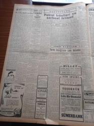 Cumhuriyet Gazetesi - 20 Eylül 1952 - Celal Bayar'ın İnkılabımıza Çorumlulara Veciz Hitabesi - Mareşal Tito Balkanlar Fethedilemez Bir Kale Halini Alıyor - Üçüncü Milletlerarası Basketbol Turnuvası - Amerika Hava Bakanı Finletter Bir Heyetle Birlikte Türkiye'ye Geliyor - Güreş Şampiyonumuz Yaşar Doğu'nun Cesareti - Zabıta Sarıyer Cinayetinin Failini Tesbit Etti - Kasım Gülek Askeri Mahkemeye Çağrıldı - İsmet İnönünün Büstü Tamir Dolasıyla Kaldırılmış - Afganistan Sovyet Notasını Reddetti - Devlet Demiryolları Umum Müdürü Zihni Üner - İpana Diş Macunu - Beograd S.K Takımı Bugün Galatasaray'la Karşılaşacak - Yüzme Şampiyonu Nehirde Boğuldu - Günün Resimleri - Siemens Perihan Altındağ'ın Radyosudur - Turner Diesel Traktörleri - Sabite Tur Gülerman Beyaz Parkta - Volvo T31 Traktör - Atomik Saatleri - Viktorya Dolmakalemleri- Duralex Sofra Takımları Gelmiştir