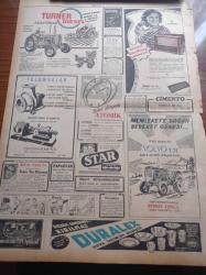 Cumhuriyet Gazetesi - 20 Eylül 1952 - Celal Bayar'ın İnkılabımıza Çorumlulara Veciz Hitabesi - Mareşal Tito Balkanlar Fethedilemez Bir Kale Halini Alıyor - Üçüncü Milletlerarası Basketbol Turnuvası - Amerika Hava Bakanı Finletter Bir Heyetle Birlikte Türkiye'ye Geliyor - Güreş Şampiyonumuz Yaşar Doğu'nun Cesareti - Zabıta Sarıyer Cinayetinin Failini Tesbit Etti - Kasım Gülek Askeri Mahkemeye Çağrıldı - İsmet İnönünün Büstü Tamir Dolasıyla Kaldırılmış - Afganistan Sovyet Notasını Reddetti - Devlet Demiryolları Umum Müdürü Zihni Üner - İpana Diş Macunu - Beograd S.K Takımı Bugün Galatasaray'la Karşılaşacak - Yüzme Şampiyonu Nehirde Boğuldu - Günün Resimleri - Siemens Perihan Altındağ'ın Radyosudur - Turner Diesel Traktörleri - Sabite Tur Gülerman Beyaz Parkta - Volvo T31 Traktör - Atomik Saatleri - Viktorya Dolmakalemleri- Duralex Sofra Takımları Gelmiştir