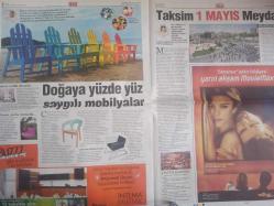 Habertürk Günlük Cumartesi Gazetesi - 1 Mayıs 2010 - Göksel - Harry Connick JR - Nazenin Tokuşoğlu - Plaj Vakti Geldi Çattı - Bikini ve Mayo Trendleri - Yasemin Candemir - Rihanna - Şükrü Dudu - Mark Twain Hayranlarını Öldürmek Hafif mı Kalır? - Gezginler ve Gurmelerden Öneriler - Cennette Miyim ne? - Fırtına'da Rafting Heyecanı - A350'nin Kabini Şekilleniyor - Güntay Şimşek - Sanki Bir Yol Ayrımındayım - Şişmanların Kralı Botero Pera'da - Fernando Botero - Sade, Vintage Modern - Vücut Tipinize Göre Seçin - İş Kadınının Çantası - Doğaya Yüzde Yüz Saygılı Mobilyalar - Taksim 1 Mayıs Meydanı - Olaylı Meydan - İskoçya'nın Milli Şairi Burns'ü Okumak! - Ali Esad Göksel - Organizasyon İşleri Patlayacak - Önce Eğitim Sonra Seyahat - Çocuğunuz Evde Güvende Mi Sanıyorsunuz - Ebeveyn ve Bakıcılar Dikkat!  -Yeni Sinatra İstanbul'da - Harry Connick - Omo Deterjan Reklamı fotoğraf ve haberi - Tam Takım Gazete