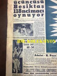 GÜNLÜK SPOR GAZETESİ - 3 MART 1957 - LİG LİDERİ GALATASARAY'LA ÜÇÜNCÜSÜ BEŞİKTAŞ 118'İNCİ MAÇI OYNUYOR - BASKETBOLDA YENİ KAİDELERE DAİR ROBERT BUSNEL - DEMİRYOLLARI GÜREŞ ŞAMPİYONASI 7 SİKLETTE FİNALLERE GİRİYORUZ - SZEKELLY - FENERBAHÇE, EMNİYET'İ YENDİ - HASAN POLAT - ALİ TURGUT GALİP - İTALYAN FUTBOLU - KALECİ VAVASSORİ - 3,5 YÜREKLİ ŞERİF CONES - UPJEST ANKARA'DA GÜNEŞ'İ 9-0 MAĞLUP ETTİ - 2. LİG - İNGİLTERE'DE FUTBOL - ADALET MOLNAR İÇİN İZİN İSTİYOR - HONVED'İN SONU - SÜMERBANK REKLAMI - ADALET, KASIMPAŞA - FAY TEMİZLEYİCİ REKLAMI, NECİP AKAR - YAPI VE KREDİ BANKASI REKLAMI - MARIO GABAY - FENERBAHÇE EMNİYET MAÇINDAN FOTOĞRAFLAR