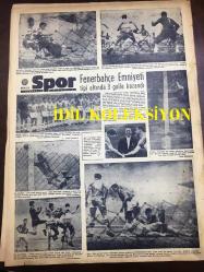 GÜNLÜK SPOR GAZETESİ - 3 MART 1957 - LİG LİDERİ GALATASARAY'LA ÜÇÜNCÜSÜ BEŞİKTAŞ 118'İNCİ MAÇI OYNUYOR - BASKETBOLDA YENİ KAİDELERE DAİR ROBERT BUSNEL - DEMİRYOLLARI GÜREŞ ŞAMPİYONASI 7 SİKLETTE FİNALLERE GİRİYORUZ - SZEKELLY - FENERBAHÇE, EMNİYET'İ YENDİ - HASAN POLAT - ALİ TURGUT GALİP - İTALYAN FUTBOLU - KALECİ VAVASSORİ - 3,5 YÜREKLİ ŞERİF CONES - UPJEST ANKARA'DA GÜNEŞ'İ 9-0 MAĞLUP ETTİ - 2. LİG - İNGİLTERE'DE FUTBOL - ADALET MOLNAR İÇİN İZİN İSTİYOR - HONVED'İN SONU - SÜMERBANK REKLAMI - ADALET, KASIMPAŞA - FAY TEMİZLEYİCİ REKLAMI, NECİP AKAR - YAPI VE KREDİ BANKASI REKLAMI - MARIO GABAY - FENERBAHÇE EMNİYET MAÇINDAN FOTOĞRAFLAR