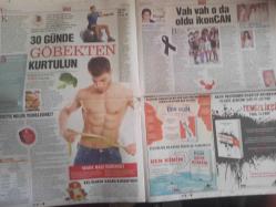 Habertürk Günlük Pazar Gazetesi - 23 Mayıs 2010 - Şampiyonla Timsah Yürüyüşü Yaptık - Sercan Yıldırım - Aziz Yıldırım Katı Bir Adam - Faruk Ilgaz - Bir Gün Herkes Birkin Sahibi Olacak! - Ayşe Özek Karasu - Garantili Göbek Eritme Rehberi - Bu Yaz Çizgi Roman Okuyacağız! - Bir Gün Herkesin Birkin'i Olacak! - Lady Gaga - Mütereddit Olmanın Dayanılmaz Hafifliği - Albüm Yetişmeyince Single Yaptım - Emre Altuğ - Aziz Yıldırım'da İnsanlık Yok - George Lucas'ın Halide Belgeseli - Onun İhtiraslı Kalbini Anlattı - Hayallerimi Müstakil Bir Evle Garajında Bir Otomobil Süslüyor - 2012 Astrolojisi - Sanat Hırsızları En Çok Picasso'yu Seviyor - 30 Günde Göbekten Kurtulun - Vah Vah O da Oldu İkoncan - Lost'ta Final Vakti - Aydın Boysan ile Şerefe - Dünyanın En Farklı 10 Oteli fotoğraf ve haberi - Tam Takım Gazete