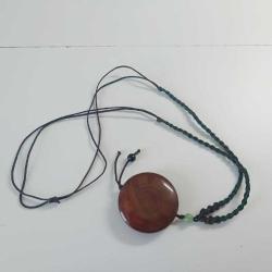 Vintage Akik Taşı Şans Tılsımı Kolye