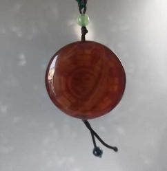 Vintage Akik Taşı Şans Tılsımı Kolye