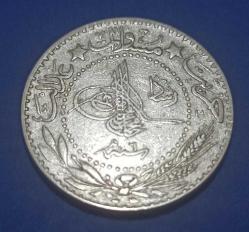 V. Mehmet Reşat 1327/6 20 para ççt+