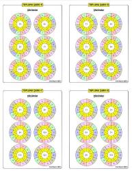 Matematik Dört İşlem Çarkı YAZ-SİL Kitabı