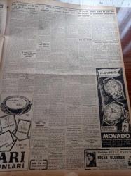 Cumhuriyet Gazetesi - 5 Ekim 1952 - Adnan Menderes Yeni Seçimlere Girmeye Hazırız Dedi - Amerika Moskova'ya Yeni Elçi Göndermeyecek - 30 Bektaşi Dün Gece Ayin Yaparken Yakalandı - Şeyh Sırrı Baba - Celal Bayar Elazığ'da - İsmet İnönü Bugün Bir Nutuk Söyleyecek - İstanbulspor Galatasaray'ı Yendi- Elmalı Bendi - Sovyet Rusya'nın Barış Taarruzu - Hasan Ali Yücel Köşe Yazısı - Bizansın İçyüzü - İstanbul'un Kurtuluş Bayramı - Eski Mısır Kralının Cinayetleri - Hitler'in Sağ Kolu Bormann Rusya'da - Avrupa Güzeli Günseli Başar Şerefine Verilecek Balo - Kadıköy İstanbul Karma Takımları Basketbol Maçı - Arzu İle Kanber Filmi - Sezer Sezin - Haftalık Radyo Programı - Movado Saatleri - Arı Unları - Ferdi Tayfur - Lorel Hardi - Vakko Garanti Fişinin Faydası - Fiat Traktör - Nacar Saatleri - Radyolin Diş Macunu - Minerva Radyoları - Savaş Çil İlacı - Arlon Saatleri