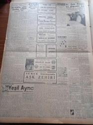 Cumhuriyet Gazetesi - 7 Ekim 1952 - Rusya'nın Giriştiği Yeni Muazzam Oyun - Stalin'in Halefi Olacağı Söylenen Malenkov - Eroin Tüccarı Osman Topaç Tevkif Edildi - Başbakan Adnan Menderes İsmet İnönü'nün Nutkuna Cevap Verdi -  Celal Bayar Ankara'ya Döndü - İsviçre Kılıç Şampiyonasını Bir Türk Genci Nihad Balkan Kazandı - Çiçek Aşısından Ölen Çocuk - Dün 317 Hacı Yurda Döndü - Doktor Feridun Engin - Bizansın İçYüzü Yazı Dizisi - Kremlin Doğu Almanya İle İttifak Aktediyor - İstanbul'un Dünkü Kurtuluş Bayramı - Vog Naylon Çorapları - Burhan Felek - Sarıyer Cinayeti Tahkikatı - Doktor Faik Yargıcı Bir Dispanser Açtı - Bir Boksör Dayaktan Öldü - Polis Tek Tip Tabanca İle Teçhiz Edilecek - İran Şahı Musaddık'ı Destekliyor - Blaupunkt Radyo - Şen Şapka - Volvo T31 Traktör