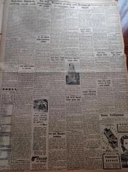 Cumhuriyet Gazetesi - 7 Ekim 1952 - Rusya'nın Giriştiği Yeni Muazzam Oyun - Stalin'in Halefi Olacağı Söylenen Malenkov - Eroin Tüccarı Osman Topaç Tevkif Edildi - Başbakan Adnan Menderes İsmet İnönü'nün Nutkuna Cevap Verdi -  Celal Bayar Ankara'ya Döndü - İsviçre Kılıç Şampiyonasını Bir Türk Genci Nihad Balkan Kazandı - Çiçek Aşısından Ölen Çocuk - Dün 317 Hacı Yurda Döndü - Doktor Feridun Engin - Bizansın İçYüzü Yazı Dizisi - Kremlin Doğu Almanya İle İttifak Aktediyor - İstanbul'un Dünkü Kurtuluş Bayramı - Vog Naylon Çorapları - Burhan Felek - Sarıyer Cinayeti Tahkikatı - Doktor Faik Yargıcı Bir Dispanser Açtı - Bir Boksör Dayaktan Öldü - Polis Tek Tip Tabanca İle Teçhiz Edilecek - İran Şahı Musaddık'ı Destekliyor - Blaupunkt Radyo - Şen Şapka - Volvo T31 Traktör