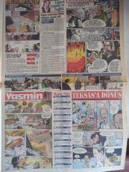 Takvim Magazin Gazetesi - 4 Haziran 1998 - Demet Akalın - Aşk Santajı - İbrahim Kutluay - Utanmaz Jigolo - Don Johnson 70 Yaşındaki Trilyoner Bir Kadınla Yaşamaya Başlayınca Melanie Griffith Küplere Bindi - Sibel Alaş - Atilla Atasoy - Türkan Şoray - Murat Göğebakan - Atilla Atasoyy - Leonardo Di Caprio - Şebnem Ferah Albüm Hazırlıyor - Erkin Koray Albümle Geliyor - Maydanoz Çizgi Romanı - Çocuklar İçin Bulmaca - Dev Çengel Bulmaca - Beton Dev - Karaoğlan Bozkaşı - 007 James Bond - Kahraman Şerif - Yasmin - Teksas'a Dönüş Çizgi Romanı - Yıldız Falı - Cinsel Yaşam ve Sağlık - Neden Niçin Nasıl? - Mide Yanmasına Karşı Önlemler - Güzel Bacaklara Sahip Olmak İçin - Alternatif - Tuğçe Akdur - Farklı Gruplar - Kudret Şandra fotoğraf ve haberi - Tam Takım Gazete