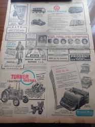 Cumhuriyet Gazetesi - 18 Ekim 1952 - Londra Görüşmeleri Bugün Sona Eriyor - Mısır'da Cumhuriyetin İlanı Bekleniyor - Başbakan Adnan Menderes - Ticaret Odaları İlk Genel Kurul Toplantısı - Sofyanın Yeni Bir Notası - Öğle Tatili İşi Üzerinde Tartışmalar - Şişli Gecekondu Mahallesindeki Hadise - Bizansın İçyüzü Yazı Dizisi - A.Adnan Adıvar - Chromekto Saç Boyası - Truman ile Eisenhower Arasında Söz Düellosu - Fenerbahçe Futbol Takımı Fotoğrafı - Beşiktaş Vefa Maçı - Dolmabahçe Sarayı - Prenses Margaret Ve Charlie Chaplin - Hamiyet Yüceses Nigar Uluerer Ve Şükran Özer Taksim Kristal Salonunda - Volkswagen Halk Arabaları - Minerva Dikiş Makinesi - Galata Bonmarşesi - Turner Diesel Traktörleri - Udi Boğos - Cümbüş Muhiddin - Küçük Bebek Yalı Gazinosu - Remington Rand Daktilo