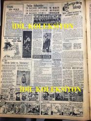 GÜNLÜK SPOR GAZETESİ - 12 MART 1957 -Tonguç futbol karikatürleri- Sana margarin reklamı-ORDU TAKIMI ROMANYA'YA VARDI - AT YARIŞLARI - B MİLLİ TAKIMI AÇIKLANDI - GALATASARAY UMUMİ HEYETİ TOPLANIYOR - SAMİM GÖREÇ - BEŞİKTAŞ, ADALET, GALATASARAY, FENERBAHÇE MAÇLARI TEHİR EDİLDİ - KARAGÜMRÜK BULGARİSTAN'A GİDİYOR - 3,5 YÜREKLİ ŞERİF CONES, MADDOCKS - KAZAN TÖRENİ, AZİZ NESİN - BEYNELMİLEL ÜNİVERSİTELER SPOR FEDERASYONUNA AZA KABUL EDİLDİK - CAROL DAY - İSTANBUL SERBEST GÜREŞ BİRİNCİLİKLERİ - KİT KARSON - İNGİLTERE LİG MAÇLARI - AMERİKAN DONANMASININ MAÇLARI