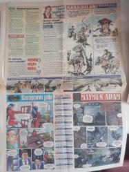 Takvim Magazin Gazetesi - 15 Ağustos 1998 - Duygu Akar - Alper - Taze Dulu Hemen Kaptılar - Görkem Yüksel - Şarkıcı Ama Şöhret Olmaya Niyeti Yok! - Büyük Düğüne 2 Gün Kaldı - Acemi Kız Yüzünden Cenk Koray da Panikledi - Aysu Başar - Orhan Deliismail - Enerji Depolayıp Başarılı Oldu - Nükhet Duru - Maydanoz - Zonta Bey - Karaoğlan Bozkaşı - 007 James Bond - Kahraman Şerif - Maymun Adam - Savaşçının Yolu Çizgi Romanları - Çocuklar İçin bulmaca - Dev Çengel Bulmaca - Cinsel Yaşam ve Sağlık - Neden niçin Nasıl? - Yıldız alı - İlk Elektroliz Nasıl Keşfedildi? - Serpil Çakmaklı - Ersin Argithan - Ali Akbaş - Kızarmış Piliç - Biberin Lezzeti - Başak Sayan, Çapkın Genci Tavladı - Çok Yıprandım Ama Yıkılmadım - Demet Şener fotoğraf ve haberi - Tam Takım Gazete
