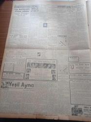 Cumhuriyet Gazetesi - 3 Ekim 1952 - Amiral McCormik Dün Sabah Ankara'ya Geldi - İran İngiltere İle Münasebeti Kesiyor - Japonya'da Kızılların Hezimeti - Amerika'da Seçim Kampanyası - Celal Bayar Murguldan Kars'a Hareket Etti - Göçmen Evlerinin Tevziine Başlandı - İsmet İnönünün Ege Seyahati - Stalin'in Hayali - Bizansın İçyüzü Yazı Dizisi - Rusya Danimarkayı Tehdide Başladı - Yunus Nadi Mükâfatı Karikatür Müsabakası - Burhan Felek - Vog Naylon - Medrano Sirkinin Çadırı Satılıyor - Geçmişte Büyük Cinayetler Yazı Dizisi - Hamiyet Yüceses - Hasan Oktay Gecesi - Lig Maçlarında Aksayan Noktalar - Mürüvvet Sim - Perihan Altındağ Sözeri - Yeni Radar Cihazı - Günün Resimleri - Sümerbank - Antifar Gözlükleri - Savaş Çil İlacı - Ericsson Elektrik Sayaçları - Brasso Maden - G.E.C Pilli Radyo Ve Bataryaları - Ferdi Tayfur Beyaz Parkta - İsolan Dürbünleri - Odeon Mağazaları