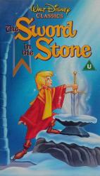 ÇİZGİ FİLM - THE SWORD IN THE STONE/ TAŞTAKİ KILIÇ  -  WALT DISNEY CLASSIC * VHS KASET 2.EL