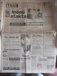 TAN Magazin Gazetesi - 17 Temmuz 1986 - 212 Okurumuzu Milyoner Yaptık - Burçin Orhon - Nuri Bozkurt - Hülya Babaç'ın Göbeğine Jiletle İmzasını Attı - Ameliyattan Korkuyorum - Aşık Olan Eşinize Karşı Anlayışlı Olun - İnönü Atakta - Erdal İnönü - Çocuğu Olmayan Kadın Çocuk Kaçırmaya Kalktı - Bülent Ecevit - Ümit Bakar - Osman Özkaradeniz - Genç Kız Kalbi - Bizim Aile Çizgi Romanları - Mahsun Kırmızıgül - Artiz Ferit'in Figüranları - Ercan Turgut - Atıcılarımız Gümrükte Kadın İç Çamaşırları ile Yakalandı - Galatasarlı Öner İşini Biliyor - Durakoğlu Çizgi Romanı - Ölüm Çetesinin Peşinde - Televizyon Yeni Çifti - Şükran Ay - Sevgi Çelik - Melek Balova - Leyla Açkan - Aslan Sütüne Yumuldu İçi Yandı Yamuldu - Ezgi Anıl - Nilas Sherman - Ahmet Aslantürk Sevgilisi ile Yakalandı fotoğraf ve haberi - Tam Takım Gazete