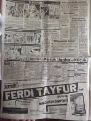 TAN Magazin Gazetesi - 13 Ekim 1986 - Selami Akın - Adem Sarı - Gülşen Ayık - Serpil Çakmaklı - Bahar Öztan - Türkan Abamor - Mehmet Pamukkaya - Tilki Manto - Nihat Tepe - Mehmet Korkmaz - Mercedes Benz Reklamı - Turgut Özal. Bedrettin Dalan'ı Alkışladı - Hem Savundu, Hem Saldırdı - Güne Bakış - Avrupa'nın Gözü İnönü'de - Aşk İmparatoriçesi Theodora - Örümcek Adam - Genç Kız Kalbi Çizgi Romanları - Ferdi Tayfur - Artüz Ferit'in Figüranları - 60 Yaşında Bir Bakire İle Evlendi - Şükran Ay - Galatasaray, Bursa'yı 1-0'la Uğurladı - Kanlı Aşk Durakoğlu Çizgi Romanı - En Büyük Vestel Kampanyası Reklamı - Olcay Zaimgil - Utangaç Angela Güneşi Sırtına Depo Etti - Gizem Çağla - Ahmet Bahçeci - Muzaffer Lök - Esrarı Çeken Pelin Duruşmaya Çıkamadı - Halil Ekleyen ''Meşhur Olmak İstemiyorum'' diyor fotoğraf ve haberi - Tam Takım Gazete