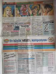 TAN Magazin Gazetesi - 13 Ekim 1986 - Selami Akın - Adem Sarı - Gülşen Ayık - Serpil Çakmaklı - Bahar Öztan - Türkan Abamor - Mehmet Pamukkaya - Tilki Manto - Nihat Tepe - Mehmet Korkmaz - Mercedes Benz Reklamı - Turgut Özal. Bedrettin Dalan'ı Alkışladı - Hem Savundu, Hem Saldırdı - Güne Bakış - Avrupa'nın Gözü İnönü'de - Aşk İmparatoriçesi Theodora - Örümcek Adam - Genç Kız Kalbi Çizgi Romanları - Ferdi Tayfur - Artüz Ferit'in Figüranları - 60 Yaşında Bir Bakire İle Evlendi - Şükran Ay - Galatasaray, Bursa'yı 1-0'la Uğurladı - Kanlı Aşk Durakoğlu Çizgi Romanı - En Büyük Vestel Kampanyası Reklamı - Olcay Zaimgil - Utangaç Angela Güneşi Sırtına Depo Etti - Gizem Çağla - Ahmet Bahçeci - Muzaffer Lök - Esrarı Çeken Pelin Duruşmaya Çıkamadı - Halil Ekleyen ''Meşhur Olmak İstemiyorum'' diyor fotoğraf ve haberi - Tam Takım Gazete