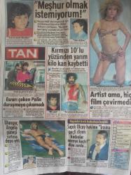 TAN Magazin Gazetesi - 13 Ekim 1986 - Selami Akın - Adem Sarı - Gülşen Ayık - Serpil Çakmaklı - Bahar Öztan - Türkan Abamor - Mehmet Pamukkaya - Tilki Manto - Nihat Tepe - Mehmet Korkmaz - Mercedes Benz Reklamı - Turgut Özal. Bedrettin Dalan'ı Alkışladı - Hem Savundu, Hem Saldırdı - Güne Bakış - Avrupa'nın Gözü İnönü'de - Aşk İmparatoriçesi Theodora - Örümcek Adam - Genç Kız Kalbi Çizgi Romanları - Ferdi Tayfur - Artüz Ferit'in Figüranları - 60 Yaşında Bir Bakire İle Evlendi - Şükran Ay - Galatasaray, Bursa'yı 1-0'la Uğurladı - Kanlı Aşk Durakoğlu Çizgi Romanı - En Büyük Vestel Kampanyası Reklamı - Olcay Zaimgil - Utangaç Angela Güneşi Sırtına Depo Etti - Gizem Çağla - Ahmet Bahçeci - Muzaffer Lök - Esrarı Çeken Pelin Duruşmaya Çıkamadı - Halil Ekleyen ''Meşhur Olmak İstemiyorum'' diyor fotoğraf ve haberi - Tam Takım Gazete