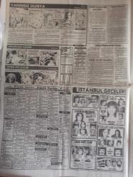 TAN Magazin Gazetesi - 4 Aralık 1986 - Dansöz Kumsal Güneş, Beşiktaş - Fenerbahçe Maçını Kazanan Takımı Evinde Misafir Edicek - Kırmızı Biber ye, Genç Kal! - Mukaddes Gülgeç - Serpil Sepin - Mehmet Erciyes - Vehbi Koç - Metin Akpınar - Zeki Alasya - Hesna Gökçe Öpülecek Güzeli Dövdüler - Hülya Işıl - Sonunda Evlere de Ortak Oldu - Belkıs Akkale - Aşık Mahsuni Şerif - Asu Maralman - Ayıdan Post Olmaz - Facia'dan Kıl Payı Döndüler - Yarınsız Dünya - Örümcek Adam - Genç Kız Kalbi Çizgi Romanı - Kesesine Güvenen ''Manav''a Ucuz Almak İsteyen ''Kamyon'' a - Artiz Ferit'in Figüranları - Yusuf Namoğlu - Yugoslav Savaşı - İsviçre'yi Güç Bela Yendik - Durakoğlu Çizgi Romanı - Ermeniler Kars'ı Yakıyor - Ayşe Tunalı - Sezen Cumhur Önal - Canan Sabah - Zekiye Coşar - Müjde Ar - Julie Allen - Güzellik Yarışması Değil, Mayo Defilesi fotoğraf ve haberi - Tam Takım Gazete