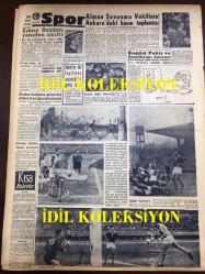GÜNLÜK SPOR GAZETESİ - 24 MART 1957 - FENERBAHÇE BEŞİKTAŞ MAÇI - KLÖBX LOKALİ - EDİP AKIN, GAZETECİ - GALATASARAY 6 - 1 KASIMPAŞA, GOLLERİN 4'ÜNÜ METİN OKTAY ATTI - REKTÖRLÜK KUPASI - FENERBAHÇE TARİHİ - 3,5 YÜREKLİ ŞERİF CONES - VADEŞ - TÜMSUBANK REKLAMI - VITTORIA STADI - KRİSTAL GAZİNOSU, MİNE COŞKUN - TÜRKİYE KREDİ BANKASI REKLAMI - TAMEK SALÇA REKLAMI - İŞ BANKASI REKLAMI - KRİSTAL GAZİNOSU, ATEŞ BÖCEKLERİ, ADNAN ŞENSES, NİGAR ULUERER, ÖZCAN TEKGÜL, YILDIZ ERDEM, FAHRUNİSA SOLMAZ, PERİHAN ALTINDAĞ SÖZER - GENERAL ELECTRIC