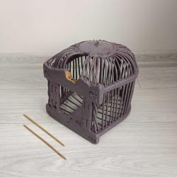 Osmanlı Dönemi El Yapımı Ahşap Keklik Kafesi