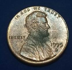 Amerika 1995 D 1 Cent Lincoln