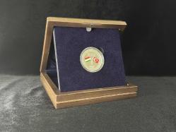 Darphane 2024 Türk Macar Kültür Yılı Gümüş Hatıra Para Sertifkalı Ahşap Kutulu