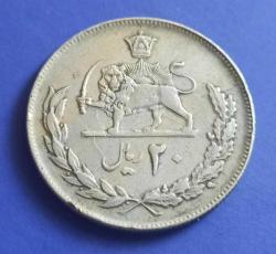 İran 1973 Muhammed Rıza Pehlevi 20 Riyal KM#1181