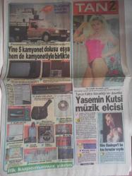 TAN Magazin Gazetesi - 20 Haziran 1990 - Semra Özal da Turgut Özal Kadar Değerli - 4 Kişi 408 Milyonu Alıp Kaçtı Büyük Soygun - Hülya Avşar - Zozo Toledo - Sesiyle Şöhret Olan Türk Kızı - Deniz - Sezen Aksu - Acayip Taılar - İstanbul'da Yaralama Olayları Tırmanışa Geçti - Dursun Güven - Medet Habiboğlu - Dayısını Öldürdü - Tatlı Tatlı - İlhan Engin - Hesapsız Kitapsız - Beyhan Çavcılar - Cüce Beyhan - Yine Coplar Konuştu - Türk Tütününe Ne Oldu? - Kantarın Topu - Yine 5 Kamyonet Dolusu Eşya Hem de Kamyonetiyle Birlikte - Kim Basinger'i Bu Kez Hırsızlar Soydu - Yasemin Kutsi Müzik Elçisi - Günümüz Gençleri, ''Önce Bakacak Gücümüz Olmalı'' diyor - Çocuğa Şartlı Evet - ''Başarı İnancınızı Asla Yitirmeyin'' - Yandan Çarklı Fotoromanı - Fulya Kumcu - Tuna Tunç - Fevzi Şeker - Yüksel Uzel - Orhan Gencebay - Celal Çapa - Süleyman Güneş - Bastır Viking - Bay Akıllı - Zekai Çizgi Romanları fotoğraf ve haberi - Tam Takım Gazete
