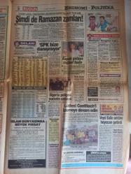 Bugün Magazin Gazetesi - 15 Mart 1991 - 5 Milyar Dolarlık Yardım Sadece Eşe Dosta Gitmesin! Vatandaş Unutulmasın! Rukiye Yavuz - Hayatı Pamuk İpliğine Bağlı! - Asiye Derdiçok - Meryem Unutmaz - Liseli Emine az Daha Ölüyordu - Romenler de Kırklandı! - Kayahan, Belkıs Akkale ve Harika Avcı Söylüyor - Atilla Arcan - Yalçın Menteş - Kibariye ve Sulukule - Neşe Toptaş - İşte Savaş Zengini - Hemen Seçim Şart - Bu Alevler Doğayı Boğuyor - Misketler Çıkarılınca Babaları Çok Sevindi - Tonton'un Keyfi Yerinde - Dişçi Koltuğunda Muhabbet Morali - Kovalamaca Kanlı Bitti - ''Zindana Atılan Mahkumun Canyoldaşı Fareler Olur!'' - Dündar Kılıç - Şimdi de Ramazan Zamları! - Madalyonun Tersi - Kapalı Gıdaya Rağbet Fazla - Fatih'in Fedaisi Kara Murat - Dişi Cengaver - Gizli Ajan Çizgi Romanları - Ferit Öngören fotoğraf ve haberi - Tam Takım Gazete