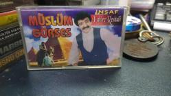 MÜSLÜM GÜRSES - İNSAF - KAHİRE RESİTALİ - AMBALAJLI - KASET [kırmızı bandrol]