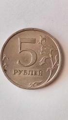 RUSYA 2008  5 RUBLE