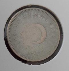 1948 GÜMÜŞ 50 KURUŞ ORİJİNAL MADENİ PARASI ŞŞŞŞ2B1 ÇOK TEMİZ NADİR