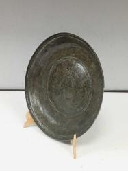 Antika Çok Yaşlı Osmanlı Yazılı Bakır Tabak