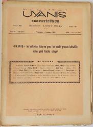 RESİMLİ UYANIŞ SERVETİ FÜNUN Haftalık Türk Gazetesi, 1930 - 1944, No: 83 - /1768 - 2454 [23 ADET]