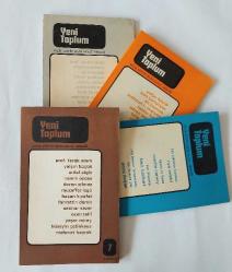 YENİ TOPLUM Aylık Eğitim Bilim Sanat Dergisi, Aralık 1975 - Haziran 1976, Sayı: 1, 2,  4, 7 [4 ADET]