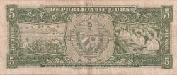 KÜBA 5 Pesos, 1958 ÇÇT