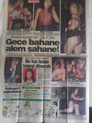Bugün Magazin Gazetesi - 24 Aralık 1990 - 2 Otomobil Daha Var - Ayıp Oluyor Beyler - Semra Özal - Evini Yakan Kadını 6 Polis Zaptedemedi - Kendileri Öldü Ama İsimleri Hala Yaşıyor! - Yüzünü Gerdirdi mi? - Korsan Tip Az Kalsın Faciaya Yol Açıyordu - Harun Hayrioğlu - Jan Dark - Bayan Astronot Uzay Serüvenini Anlatacak - Dünyadan Haberler - Çöpçatan Aile - Bir Basından Bir Tiyatrodan - Şevket Uğurluer - Şenay Sizlerle - Denizde Boğa Avı! - Kuzgun Hasan Kız Kaçırdı - Aysel Dinçelmas - 17 Yaşındaki Eroin Satıcısı Yakalandı! - Güzeller Güzeli Leyla - Rüya Eser - Haydar Dümen - Memurlar Meclis'te Gösteri Yaptı - Yılbaşı Öncesi Bile İndirim - Şakir Süter - Fener'in Antep İndirimi - Kara Murat - Dişi Cengaver - Gizli Ajan çizgiromanları - Sibel Gökçe - İskambil Falında Kısmetlerini Buldular! - Adnan Şenses'i Ağlattılar - Sibel Gökçe - Gece Bahane Alem Şahane fotoğraf ve haberi - Tam Takım Gazete