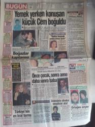 Bugün Magazin Gazetesi - 17 Kasım 1990 - 5 Şahane Otomobil - SS-12 Füzelerinin Varlığını Türk İstihbaratı Tespit Etti - Seyhan Tezen - Aydın Kara - Hülya Yüksel - Cemil Çiçek - Yeşim Kutluata - Meral Berberoğlu - Buyrun Eğlenceye - Maide Erçelebi - Uykusuz Geceler - Yemek Yerken Konuşan Küçük Cem Boğuldu - Tehlikeye Dikkat! - Boğazlar Kaptansız - Ahmet Özkülekçi - Yurdagül İsimbay - Zahide Sülün - Semih Aktaş - Haydar Dümen - Şakir Süter - Faizler Artmaya Devam Edecek - Yağmur Yağınca Fiyatlar Düştü - Amerika Çok Uzakta! - Dünya Bizden Korksun - Muharrem Atik - Kara Murat - Dişi Cengaver - Gizli Ajan - Podyuma Tamamen Çıplak Çıktım - Piyanistlerin Havası Söndü - Yattığım Yerden Para Kazanıyorum - Hasan Kazankaya fotoğraf ve haberi - Tam Takım Gazete