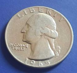 Amerika 1965 Quarter çeyrek Dolar