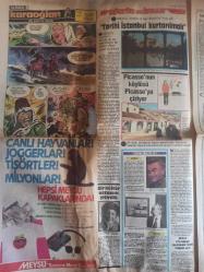 Güneş 2 Magazin Gazetesi - 14 Eylül 1982 - Tenis İmparatorunun Rüya Gibi Yaşamı - Karaoğlan Çizgi Romanı - Suat Yalaz - Tarihi İstanbul Kurtarılmalı - Picasso'nun Köylüsü Picasso'yu Çiziyor - Azra Erhan - Çocuklarda Okuma, Öğrenme Güçlüğü - Selçuk Erez - Çocuğunuzun Şaşılığı Sizi zmesin - Karadeniz Koroner Bakım Ünitesine Kavuştu - Başak Burcunun Özellikleri - Doğum Kontrol Hapları Deride Lekeler Oluşturuyor - İlkokul Öğretmenlerimiz - Nezihe Araz - Şeytan Şatosu - Oyun Bitti Fotoromanı - Sibel Savacı - Görkem Ürgüplü - 25. Yüzyıl - Dedektif Corrigan - Cisco Kid - Süpermen - Latigo - Boncuk - Miki Fare - Temel Resi - Tom ve Jerry Çizgi Romanları - Genç Kızlar Fotoromanı - Engin Çağlar - Güm Güm - Mesleklere Dikiz - Müjdat Gezen - Perran Kutman - Hop Niyazi Bey  Neşeli Bulmaca fotoğraf ve haberi - Tam Takım Gazete