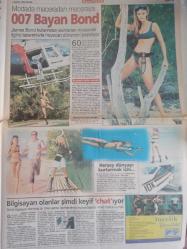 Sabah Yıldızı Magazin Gazetesi - 2 Mayıs 1999 - Yeni Keyif ''chat''ma - Her Konuya Yardımcı - Bilgisayar Denilen Kutu - Bond Kızı Modası - Dengeli ve Yeterli Beslenmenin Sırları - Yenilikler - Plajlarda İspanyol Esintisi - Ağız Tadı - Elmalı Tart - Erkek Dediğin Üzülmez! - Hakkı Yalçın - Pazar Köşesi - Geçrek Sanatın Yolu - Kırılan Kalpler İçin - Erkekler Değişiyor mu? - Coşkun Sabah, Saç Nakil Merkezi Açtı - Hulusi Tunca - Mü-Yap, Billboard ve Bravo - Yıldız Falı - Efsane Yeniden Doğuyor - Sağlığınız İçin Dengeli Beslenin - Rüzgar Çizgi Romanı - 007 Bayan Bond - Bilgisayarı Olanlar Şimdi Keyif Chatıyor - Yasemin Özmutlu - Ruhunuza Bahar Temizliği - Sınıfa Baskın - Karanlıklar Lordu - Erdoğan Sevgin - Şatoda Asil Yaşam - Tarihçesi - Mesut Ekener - Bir Cumhurbaşkanı Bir Türk Yönetmen - Yılmaz Morgül - Muazzez Abacı - Bülent Ersoy - Ercan Saatçi fotoğraf ve haberi - Tam Takım Gazete