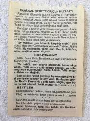 28 EYLÜL 2006-TAKVİM YAPRAĞI-DOĞUM GÜNÜ HEDİYESİ-FAZİLET TAKVİMİ