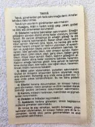 18 KASIM 2006-TAKVİM YAPRAĞI-DOĞUM GÜNÜ HEDİYESİ-FAZİLET TAKVİMİ