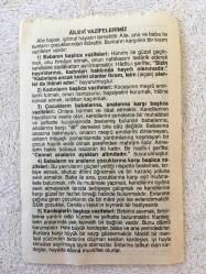 27 KASIM 2006-TAKVİM YAPRAĞI-DOĞUM GÜNÜ HEDİYESİ-FAZİLET TAKVİMİ